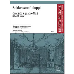 Concerto a quattro G-Dur Nr.2 für STreicher Stimmnsatz, Fachbücher von Baldassare Galuppi