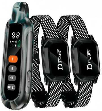 Uplift Picks TrainPro Waterproof Remote Dog Training Collar For Large Range Control black 2 Pcs