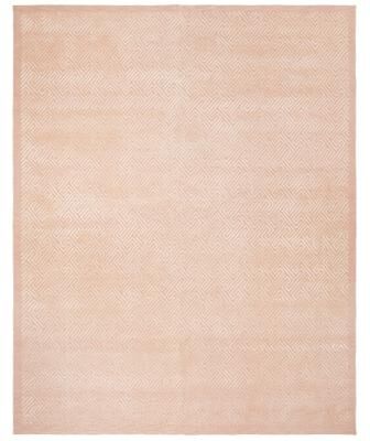 SAFAVIEH Couture Handmade Tibetan Modern & Contemporary Beige Wool Rug - 8' x 10'