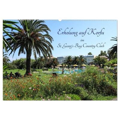 Erholung auf Korfu im St. Georg's Bay Country Club (Wandkalender 2026 DIN A2 quer), CALVENDO Monatskalender