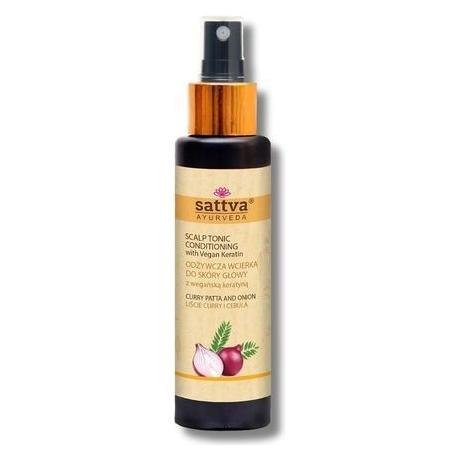 Sattva Ayurveda SATTVA Hair Tonic wcierka do włosów Curry Pasta & Onion 100ml (100 ml) (40162845)
