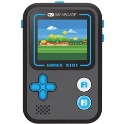 MyArcade Gamer Mini Classic 160 En 1 Bleu Et Noir, Retro Gaming, Mehrfarbig, Blau, Schwarz