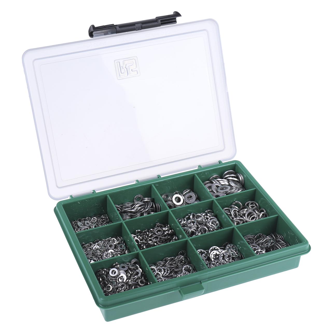 RS PRO Scheibensortiment A2 M2 - M6 (M2, M2.5, M3, M4, M5, M6) (2009835)