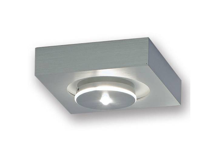 Escale Spot Spot it Aluminium geschliffen Aluminium 910 lm Dimmbar B 20 cm - LED - Lichtfarbe: Extra warmweiss - Spot- LED Energiesparlampe