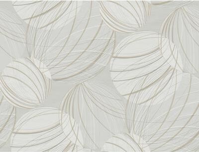 Candice Olson Floating Lanterns Light Grey Wallpaper