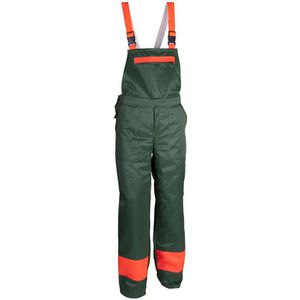 SWS Schnittschutzhose Forsthose, Latzhose, Schnittschutzklasse 1, Größe 60
