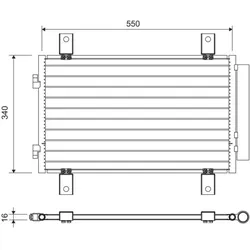 Kondensator Klimaanlage VALEO 814081 für Peugeot Fiat Citroën Boxer Ducato
