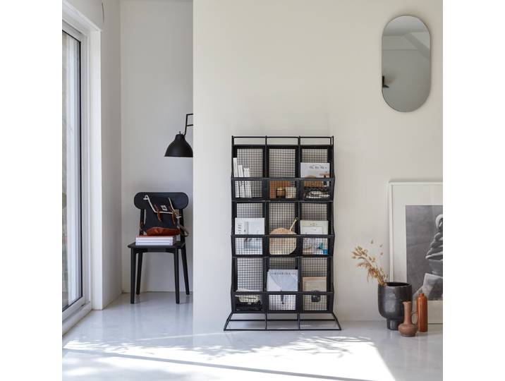 Regal aus Metall Cleo - Schwarz