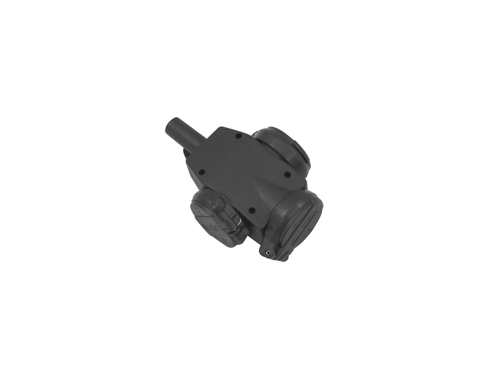 PSSO veiligheidscontactkoppeling, 3-voudig, zwart (30240100)