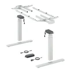 Elektro-Tischgestell, 1.200x2000mm,Steelforce Pro 670 SLS, 9309762,weiß