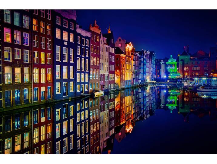 Fototapete PAPERMOON Photo-Art JUAN PABLO DE, AMSTERDAM , bunt, B:1,5m L:1,11m, Vlies, Tapeten, Fototapete