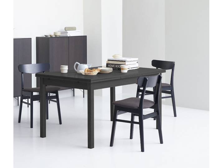 Esstisch, Massivholz, Wenge, 140×90 cm, Ausziehbar, Skandinavisch, Hammel Furniture