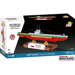 Cobi Historical Collection World War II 4863 Polish Subm. ORP SOKÓŁ 4863