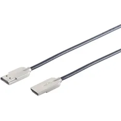High Speed HDMI Kabel, UHD, ultra slim, 1m