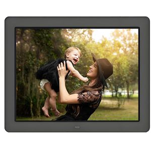 Braun-Photo Digitaler-Bilderrahmen DigiFrame 1594, 15 Zoll Display, 16 GB interner Speicher, schwarz