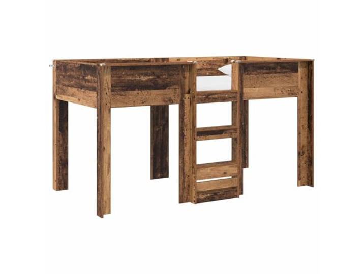 PUGYNBK Etagenbett für Kinder, Altholz, 90 x 200 cm Robuste Struktur, glatte Oberfläche, 2 Ebenen, platzsparend, einfache Montage