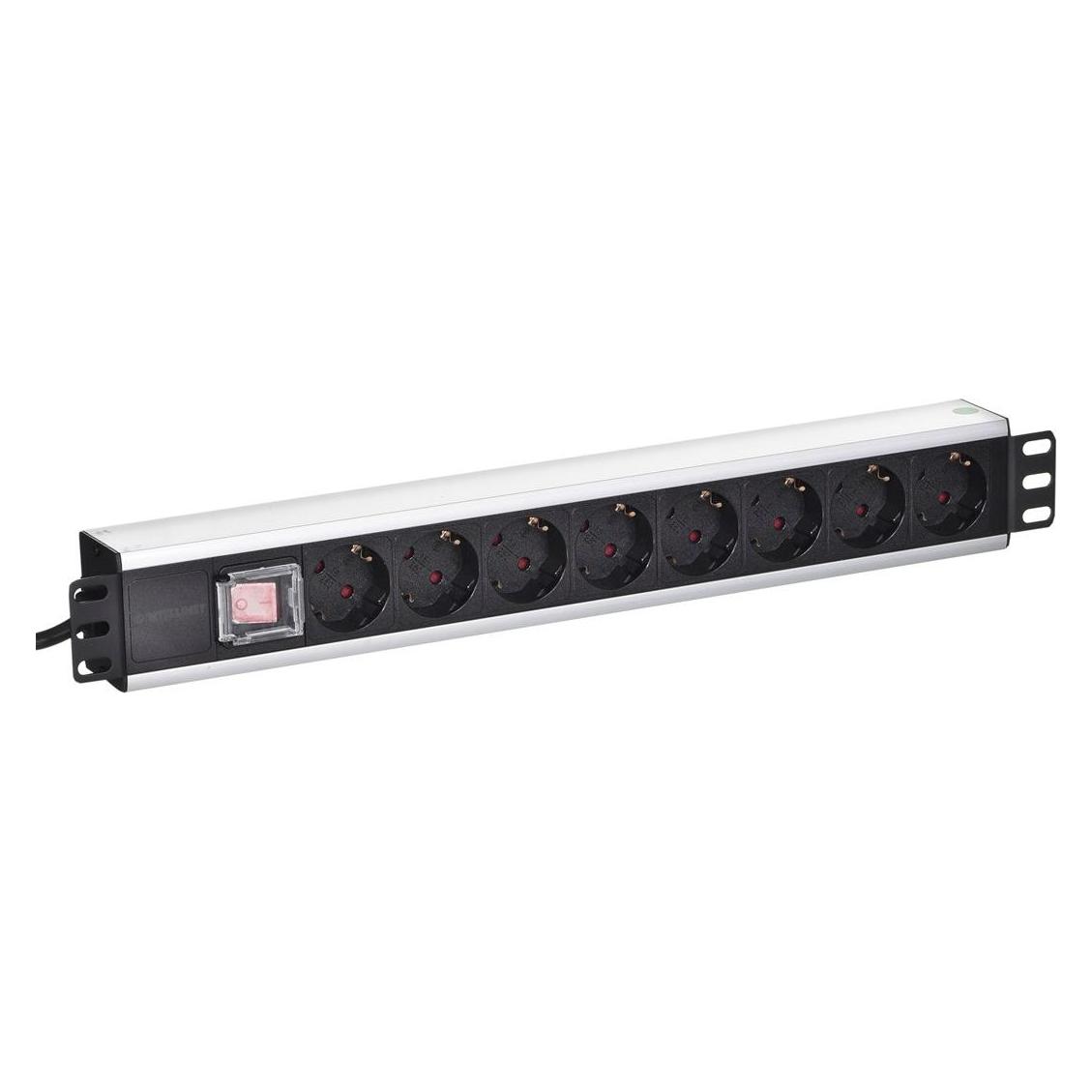 Intellinet 8-fach 48,30cm (19") Steckdosenleiste (8x, 3 m) (207157)