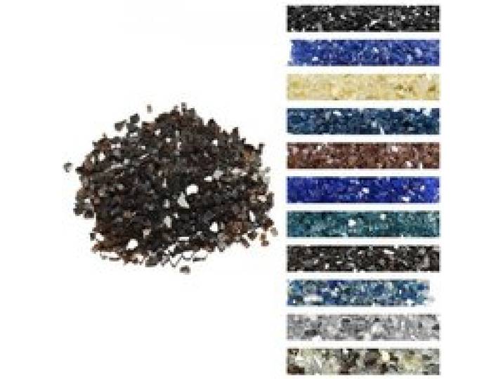 VEVOR Feuerglas, 4,5 kg, Glassteine, 12,7 mm reflektierende Feuerstellen-Glasperlen, Feuerstelle Glasfelsen, Kaminglas, Feuerkristall, Feuerperlen, Dekosteine für Gaskamine, Kupferfarbe