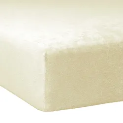 Traumschlaf Flausch Biber Spannbettlaken 120x200 cm - 130x200 cm | natur - beige