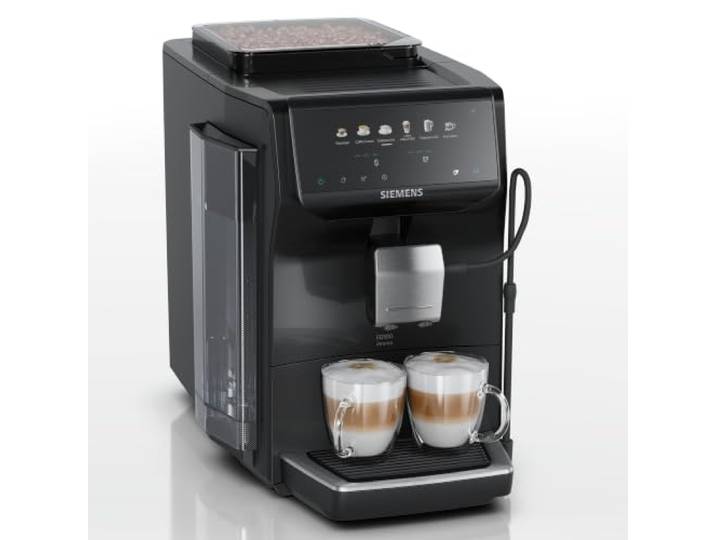 Siemens Kaffeevollautomat EQ500 iAroma, TP551E07, schwarz, >40 Getränke einfache Reinigung, farbiges Touchdisplay, Doppeltassenfunktion, Keramikmahlwerk, Steuerung per App, für XL-Getränke