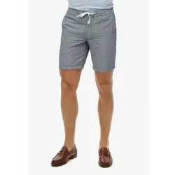 Superdry für Herren. M7110455A Merchant Store Shorts blau (S), Lässig, Leinen