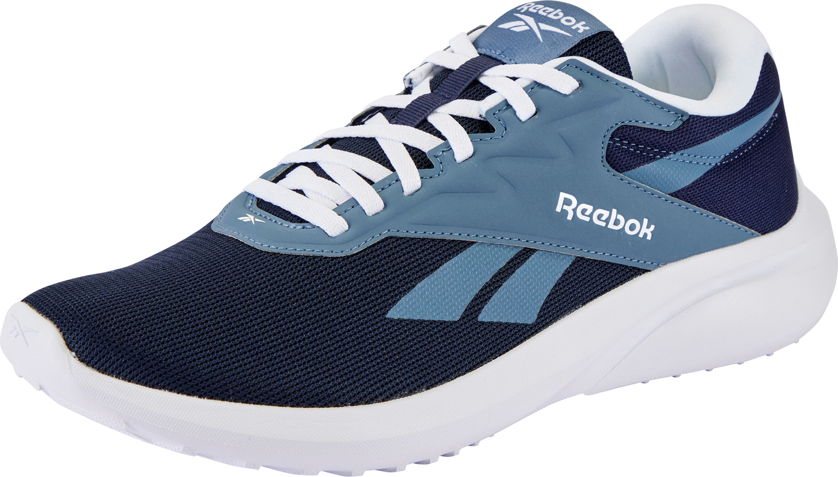 Laufschuh REEBOK "REEBOK LITE 5", Herren, Gr. 44, blau (vector navy, leisure blau, shadow), Synthetik, Textil, Schuhe Laufschuh, Walkingschuh vector navy, leisure blau, shadow 44