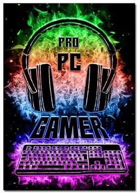 Inspired Finds Cyberpunk Gamepad Canvas Wall Art Set 3pcs Gaming Room Decor Posters For Boys & Gamers neon Pc Gamer Setup 19.69x27.56in Unframed