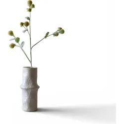 Botane Künstliche Blume Kugeldistel 88 cm, gelb