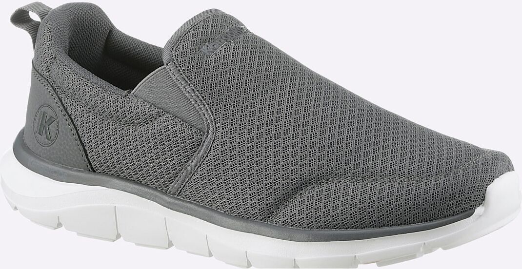 Slipper KANGAROOS, Herren, Gr. 42, grau, Mesh, Schuhe Slipper