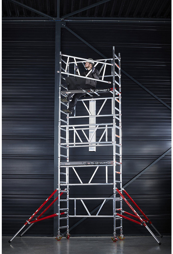 Altrex Schnellbau-Fahrgerüst MiTOWER Plus, Fiber-Deck®-Plattform, Arbeitshöhe 4 m