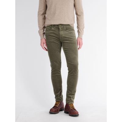 Cordhose LERROS "Lässige und bequeme Cordhose im Baxter-Style", Herren, Gr. 31, Länge 32, claystone, 98% Baumwolle, 2% Elasthan, Hosen Cordhose