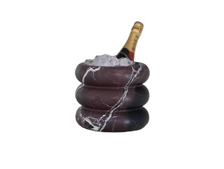 Eiskübel aus natürlichem Marmor, Rotwein-Eiskübel, Villa Modell, Raumdekoration, Ornamente, Jade, Eiskübel, Schreibtisch-Ornamente, LCE-Fass (A)