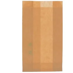 MONOUSO - Burgerpapier fettdicht Kraft 12+6x20cm (250 Stück)