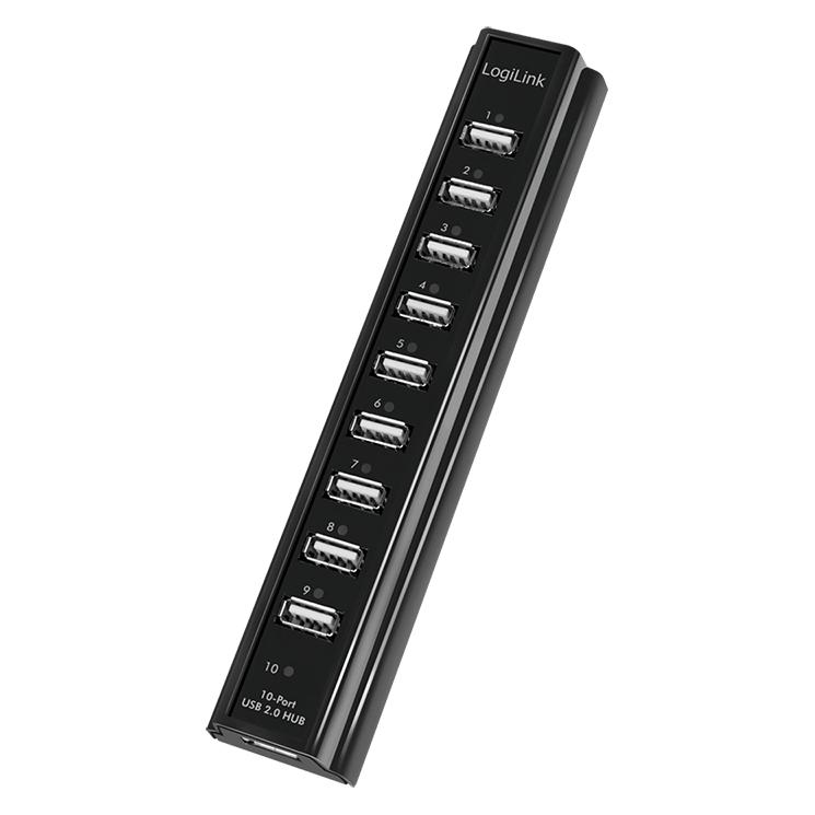 LogiLink UA0096 (USB-A, 10 Ports) (UA0096)