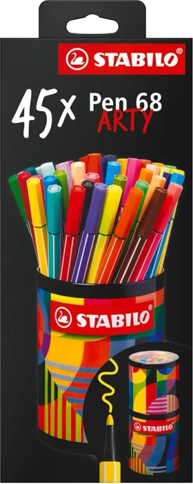 STABILO Pen 68 ARTY 45 Farben in Dose