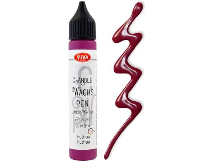 Viva Decor Kaarsenwas Pen - 402 Fuchsia