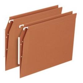 Elba Dossiers suspendus DEFI FLEX, pour armoire, fond 15 mm orange, carton kraft 230 g/m2, entr'axe: 330 (1x) (400126816)