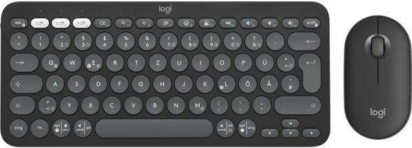 Logitech Pebble 2 Combo Trådløst Mus/tastatursæt