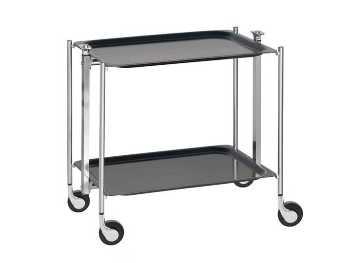 Servier-Wagen Textable schwarz 62x68x44 cm