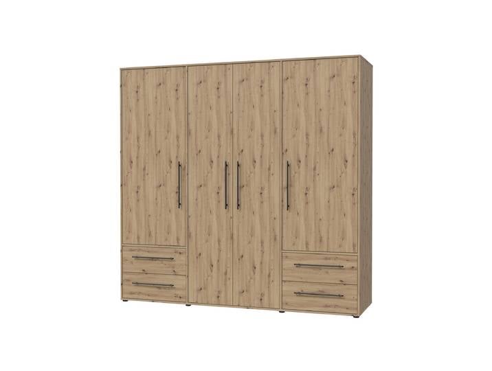 Kleiderschrank Artisan Eiche - 206 cm - MOKKARIS