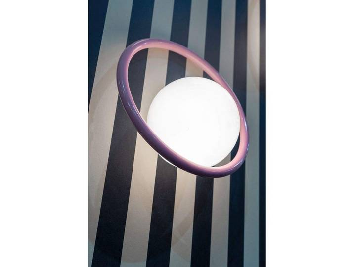 Hula Hoop Wandlamp HW Bubblegum Pink - Swedish Ninja - Woonkamer - Metaal - Ring
