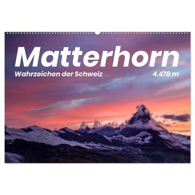 Matterhorn - Wahrzeichen der Schweiz (Wandkalender 2027 DIN A2 quer), CALVENDO Monatskalender