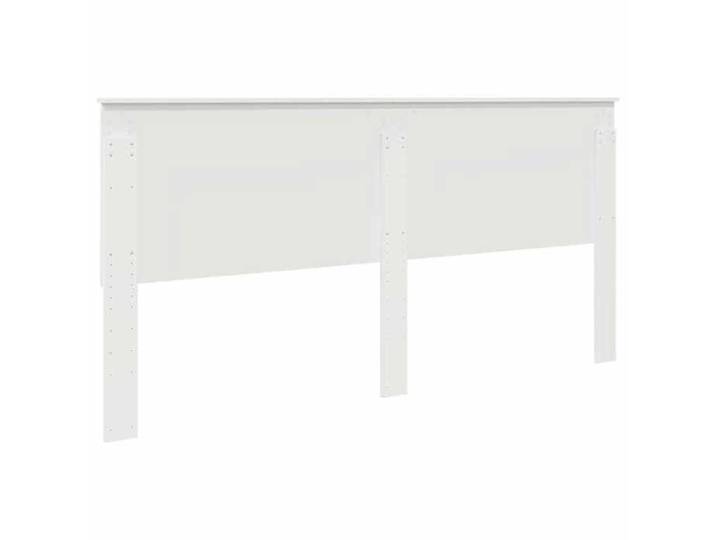 NEUF Tête de lit Armoire de lit chambre pour lire ou regarder télévision Blanc Brillant 200cm Bois d'ingénierie FR00_65653939809