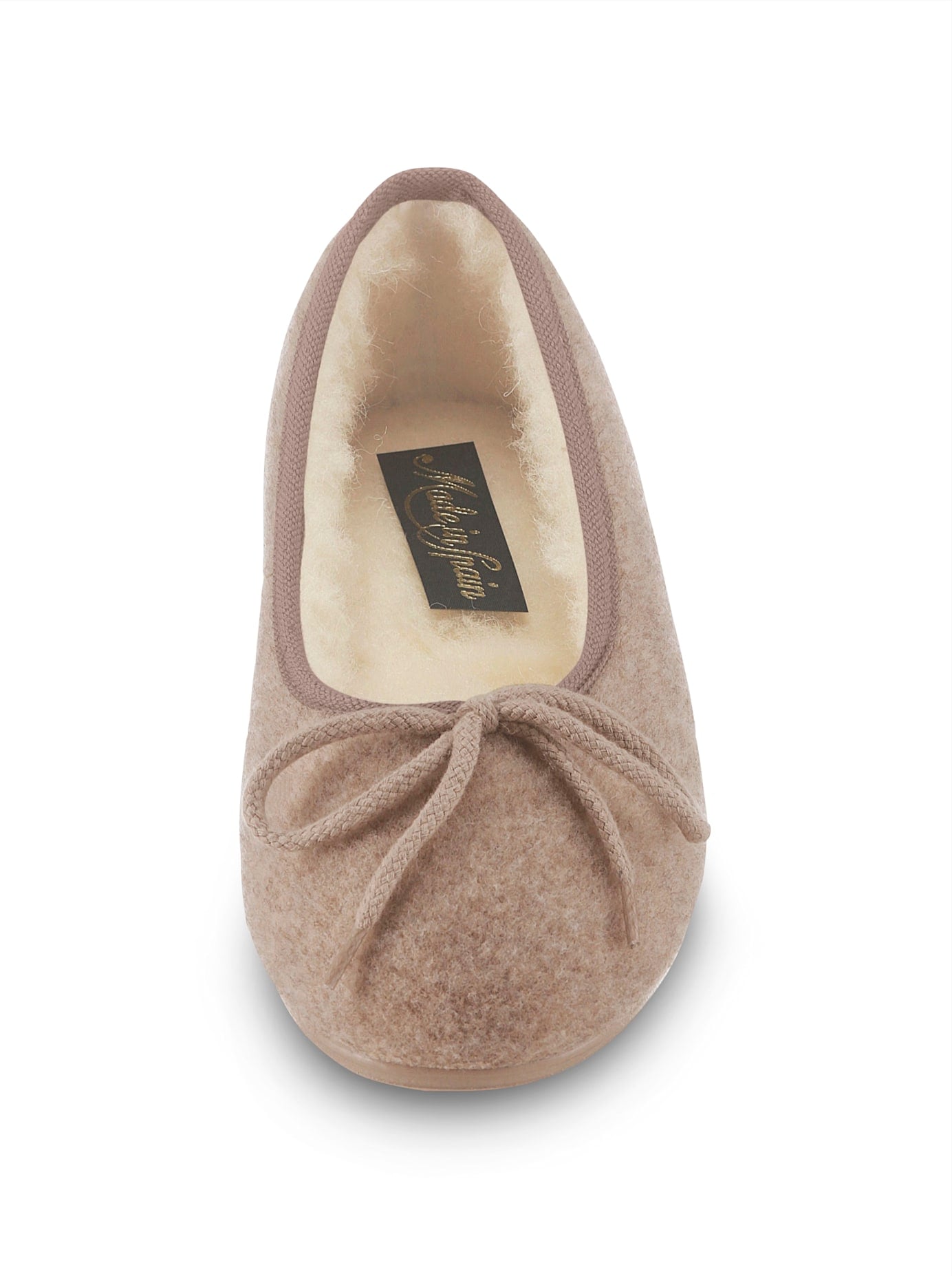 Hausschuh CLASSIC, Damen, Gr. 40, beige, Textil, Schuhe Hausschuh beige 40