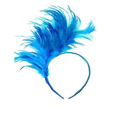 Frauen Mardi Gras Feder Haarreifen in mehreren Farben Lebhaft und Spaß Perfekt für Karneval und Maskenbälle