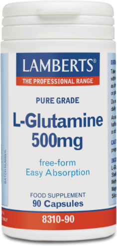 Lamberts L-Glutamine 90 capsules 500 mg