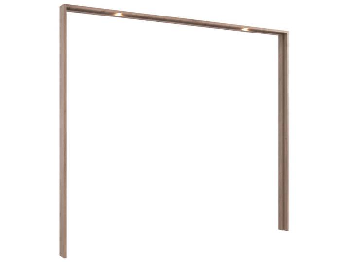 Boxxx Passepartoutrahmen, Eiche dunkel, F, 204x220x3 cm, BQ - Bündnis für Qualität, Made in Germany, DIN EN ISO 9001, Beleuchtung,Beleuchtung, Schlafzimmer, Kleiderschränke, Schrankzubehör, sonstiges Schrankzubehör