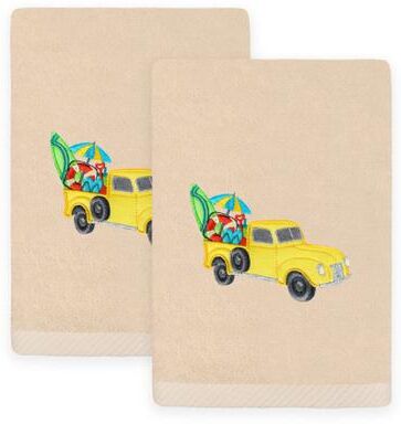 Authentic Hotel and Spa Summer Truck Hand Towels (Set of 2)