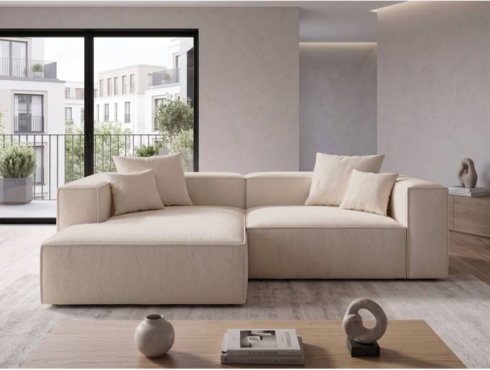 Ecksofa L Links Vellaro Beige
