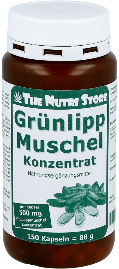 Grünlipp Muschel 500 mg Konzentrat Kapseln 150stk